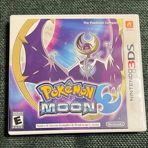 *NO GAME* Nintendo 3DS Pokémon Moon Case Only